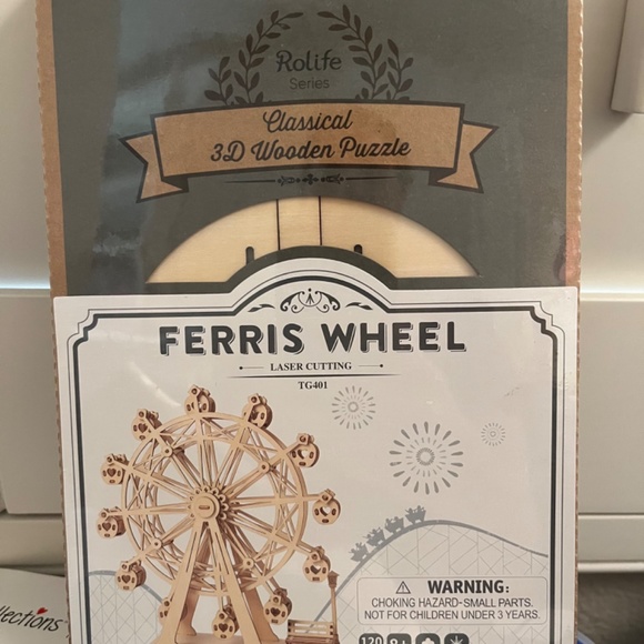 3 3D wooden puzzles - Picture 2 of 3